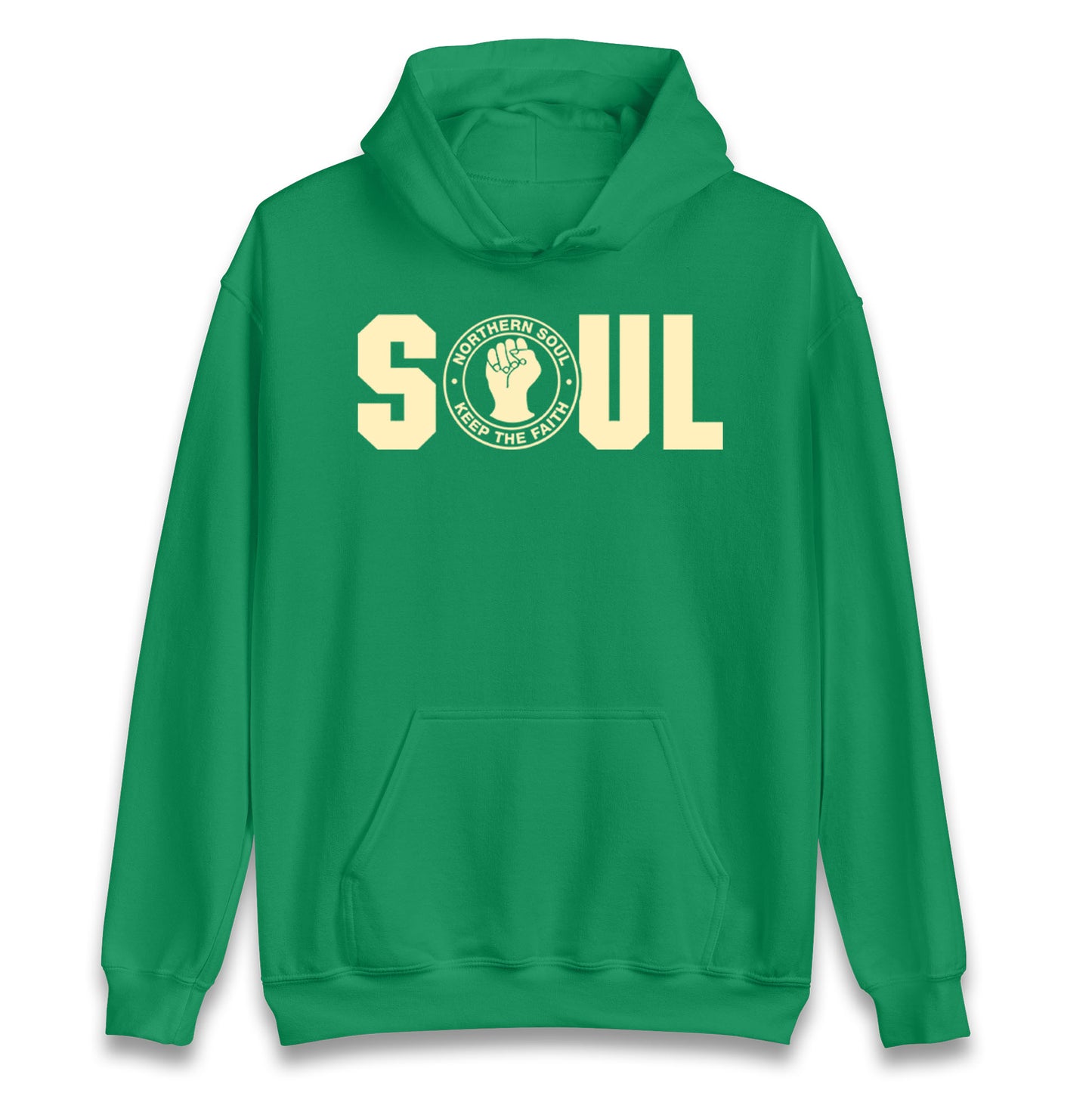 Northern Soul Keep The Faith Logo Hoodie