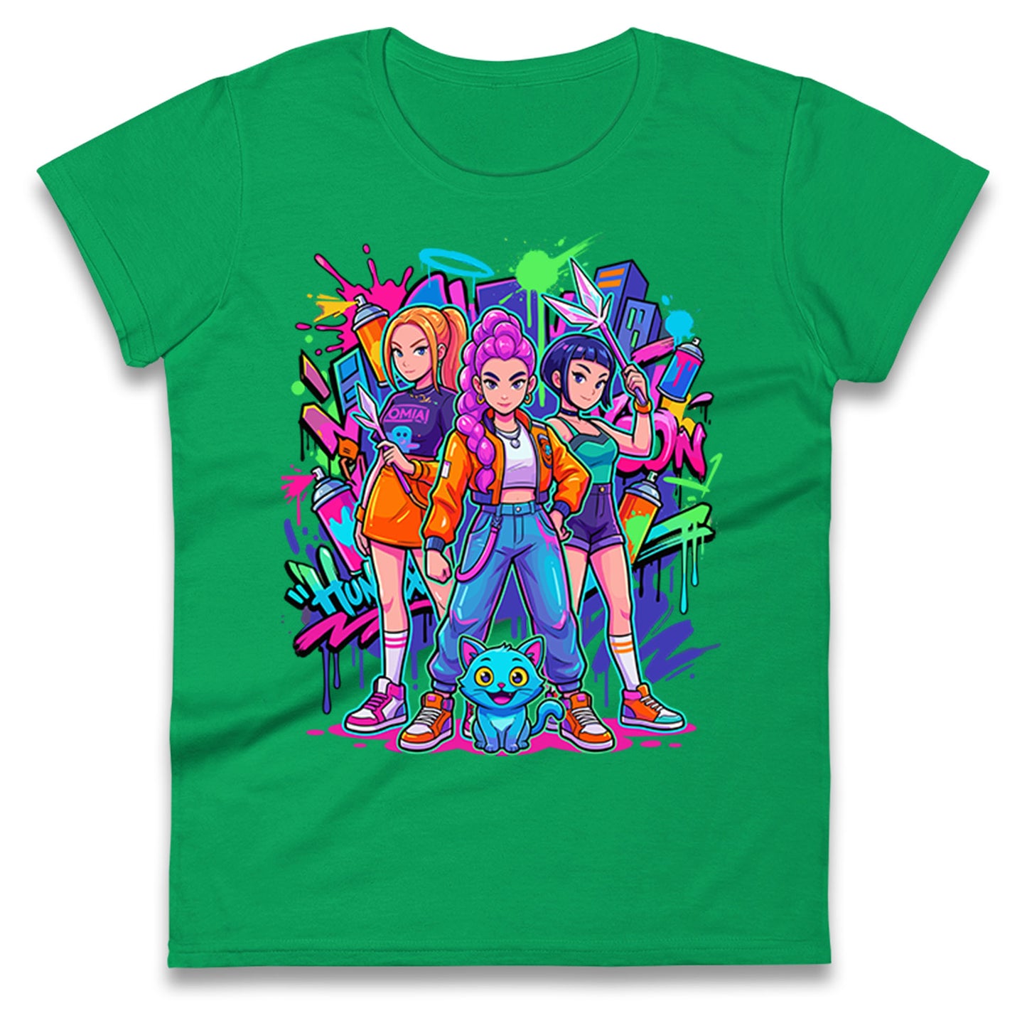 Demon Hunters Ladies T Shirt 
