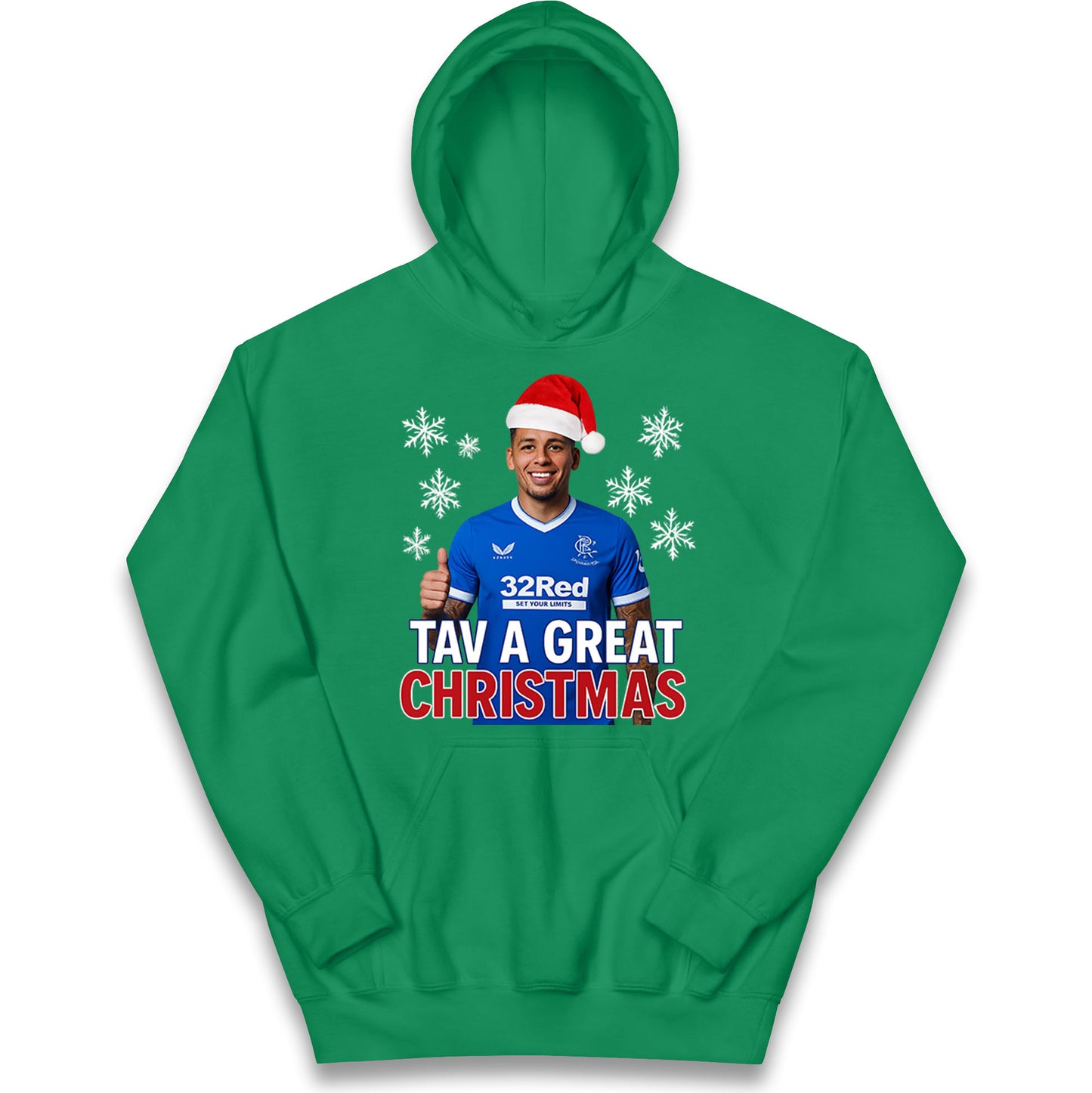 Tav a Great Christmas Rangers Kids Hoodie