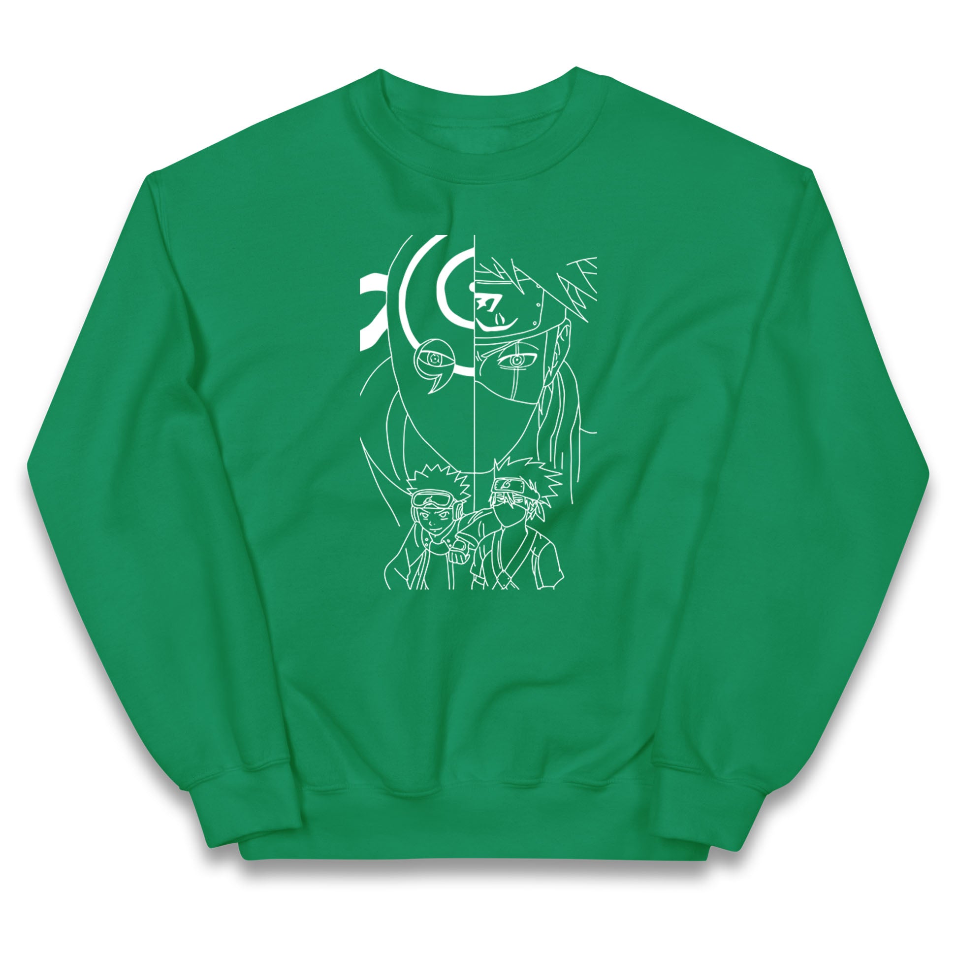 Naruto Shippuden Jumper Obito Uchiha, Kakashi Hatake, And Friends Top