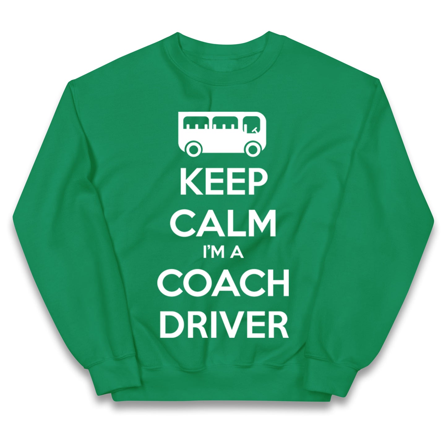 Keep Calm I’m a Coach Driver Kids Jumper