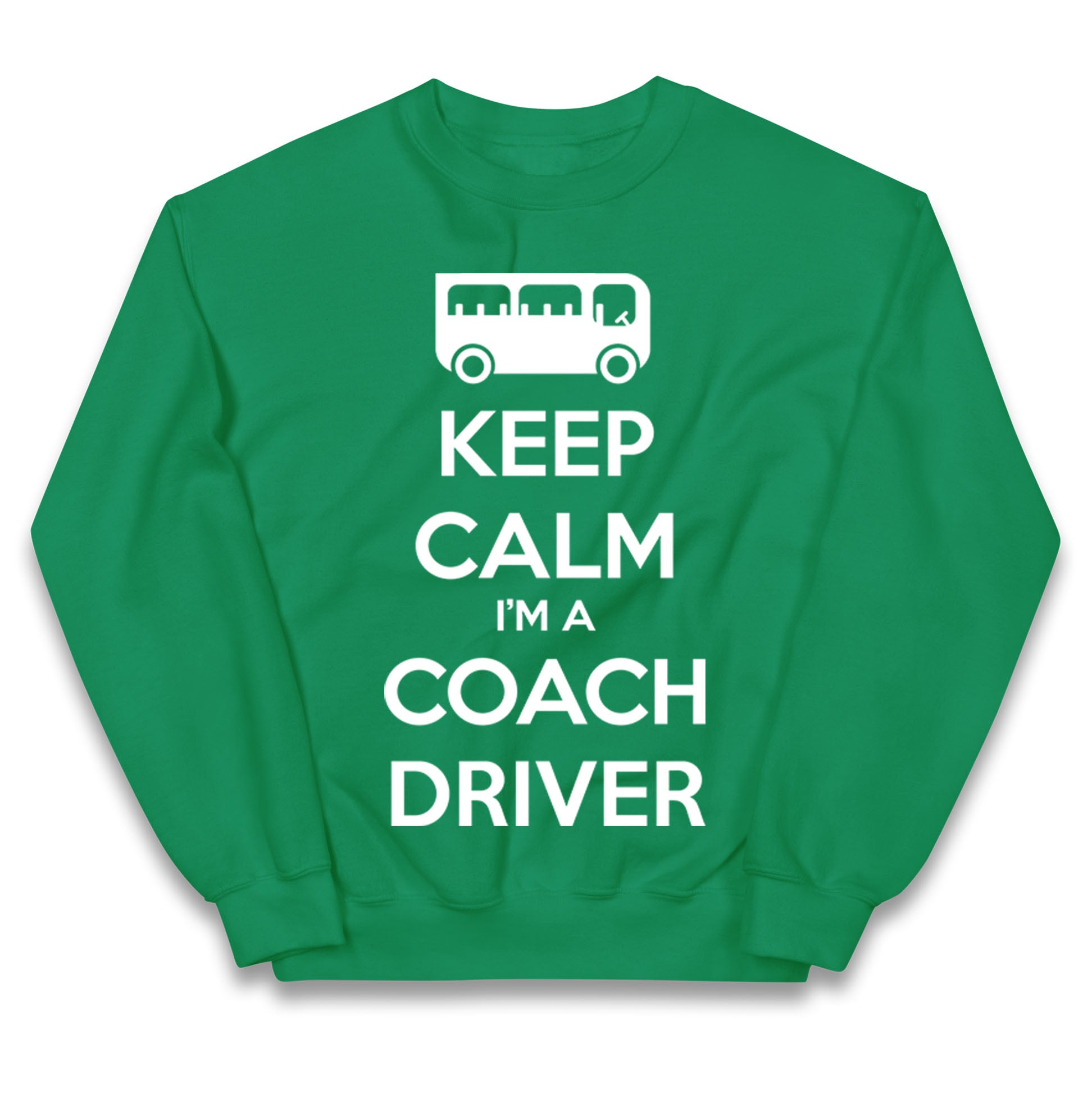 Keep Calm I’m a Coach Driver Kids Jumper
