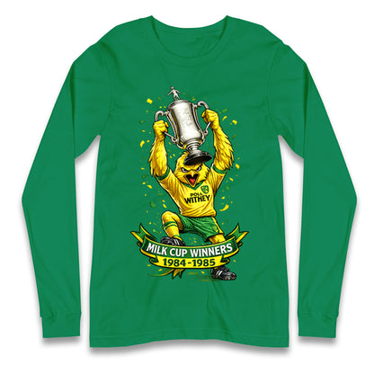 Norwich City Milk Cup Winners Longsleeve T Shirt