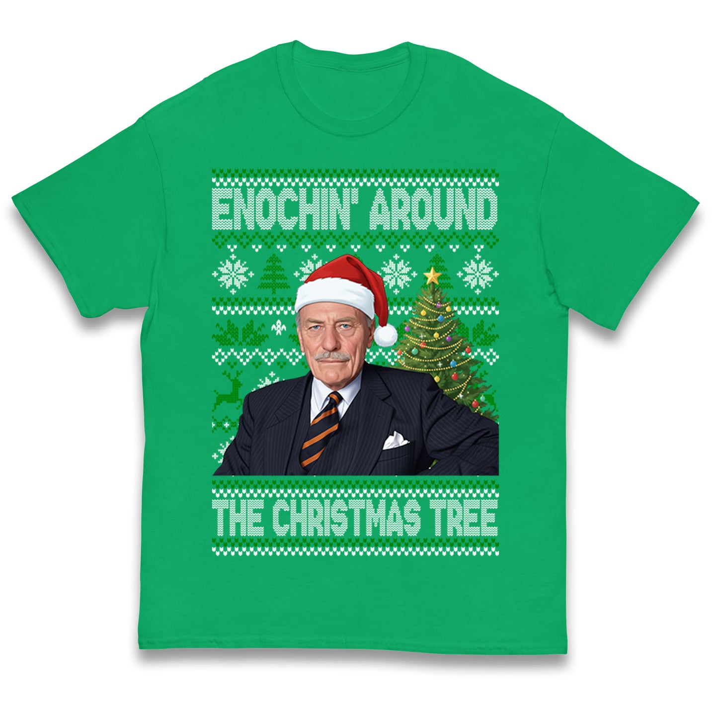 Enoch Powell Enochin Around the Christmas Tree Christmas Kids T Shirt