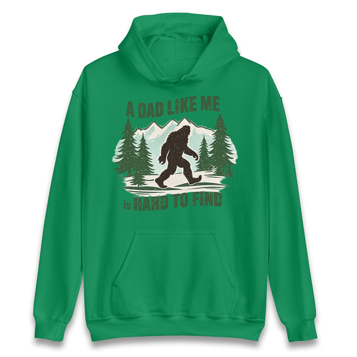 Retro Funny Bigfoot Dad Hoodie