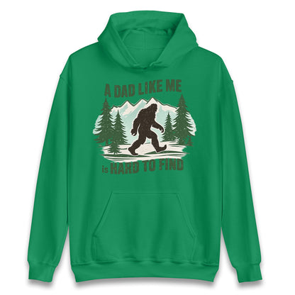 Retro Funny Bigfoot Dad Hoodie