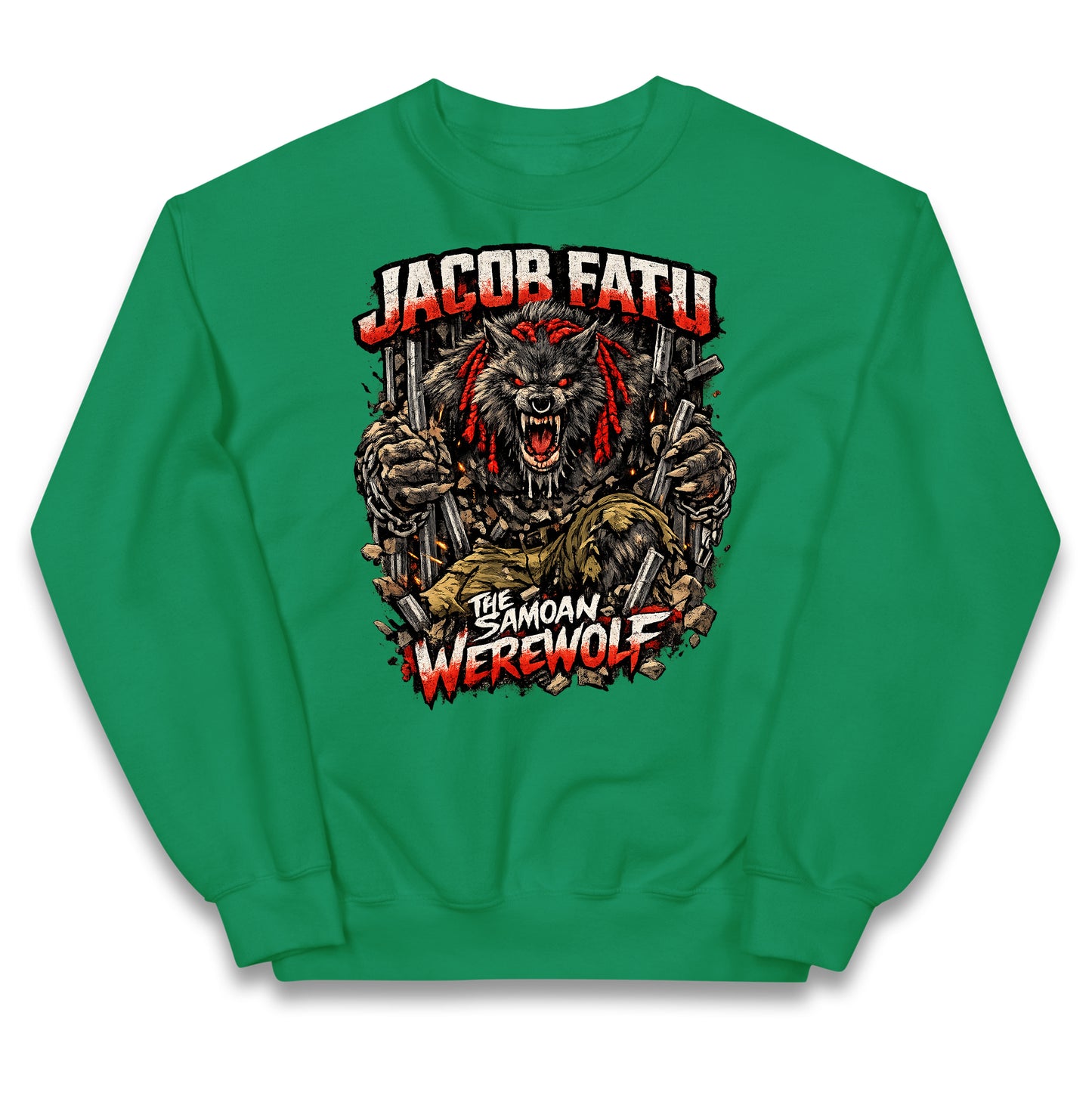 Jacob Fatu The Samoan Werewolf Kids Jumper