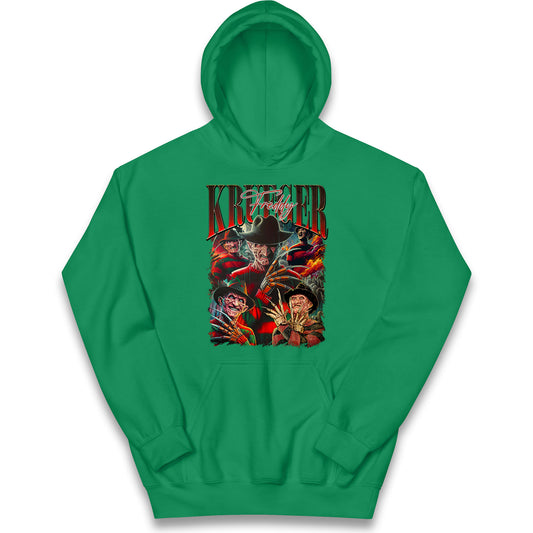Freddy Krueger Halloween Bootleg Kids Hoodie