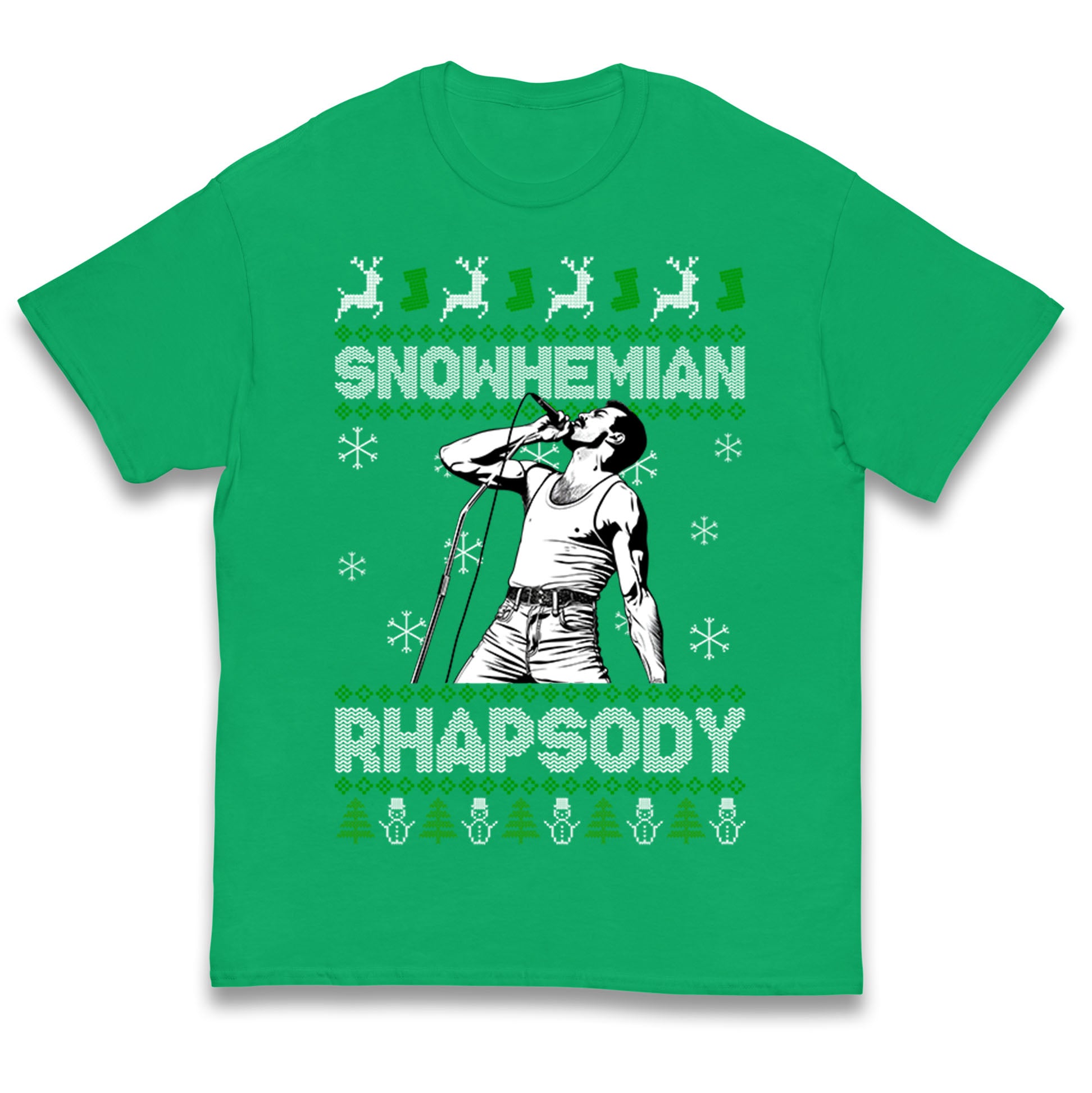 Freddie Mercury Christmas Kids T Shirt