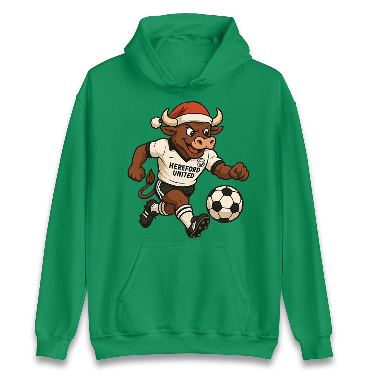 Retro Hereford Christmas Hoodie