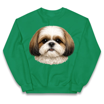 Shih Tzu Face Kids Jumper