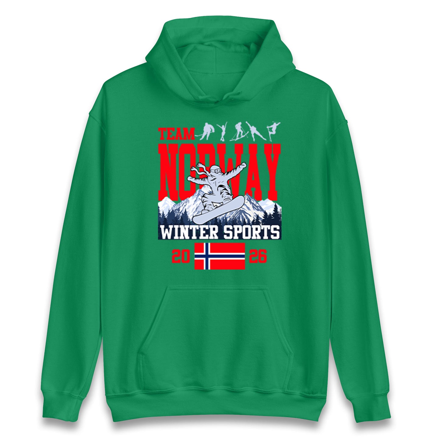 Norwegian Winter Sports Hoodie