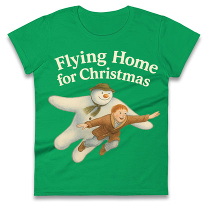 The Snowman Movie Christmas Ladies T Shirt 