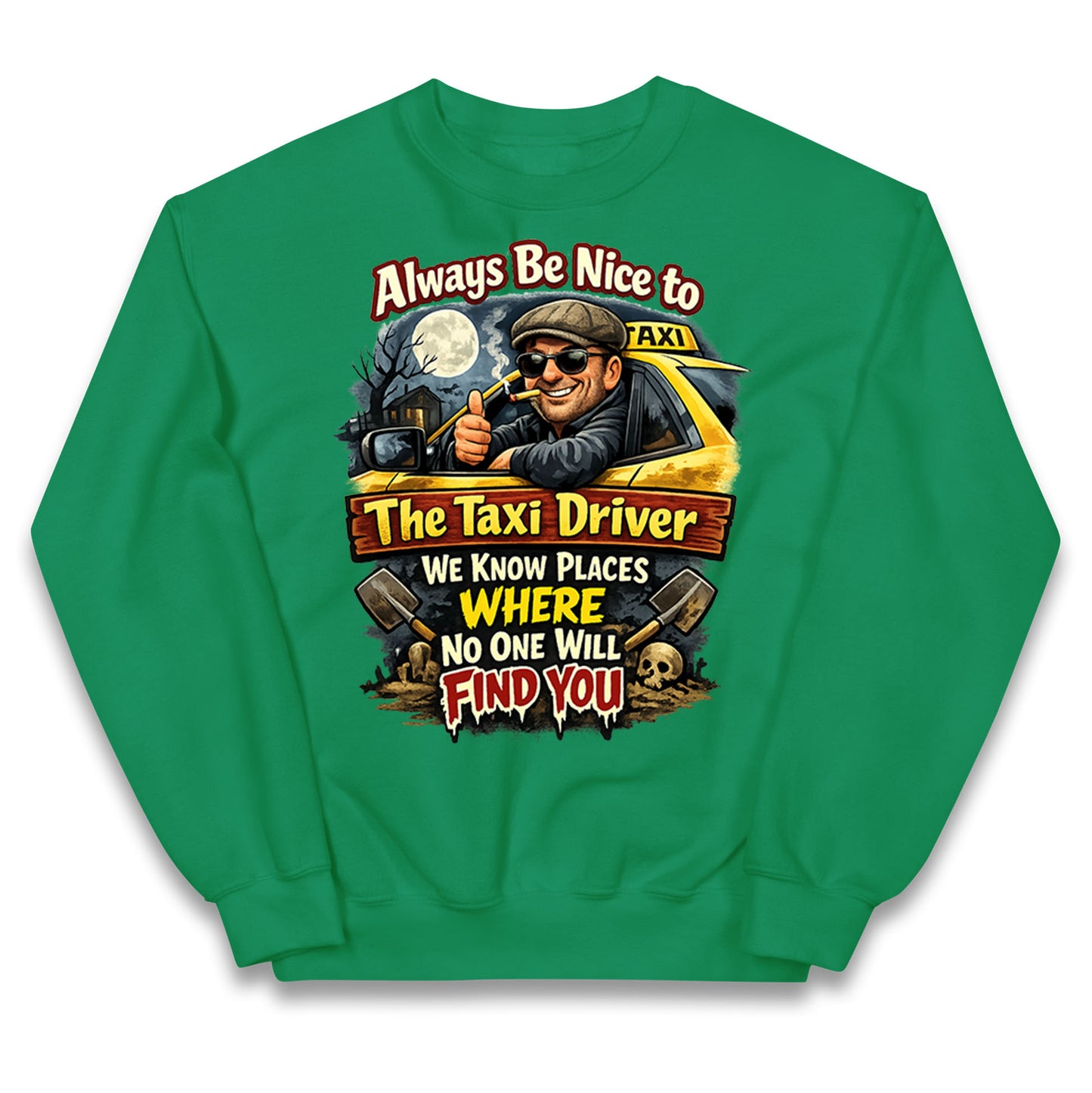 Taxi Driver Kids Jumper