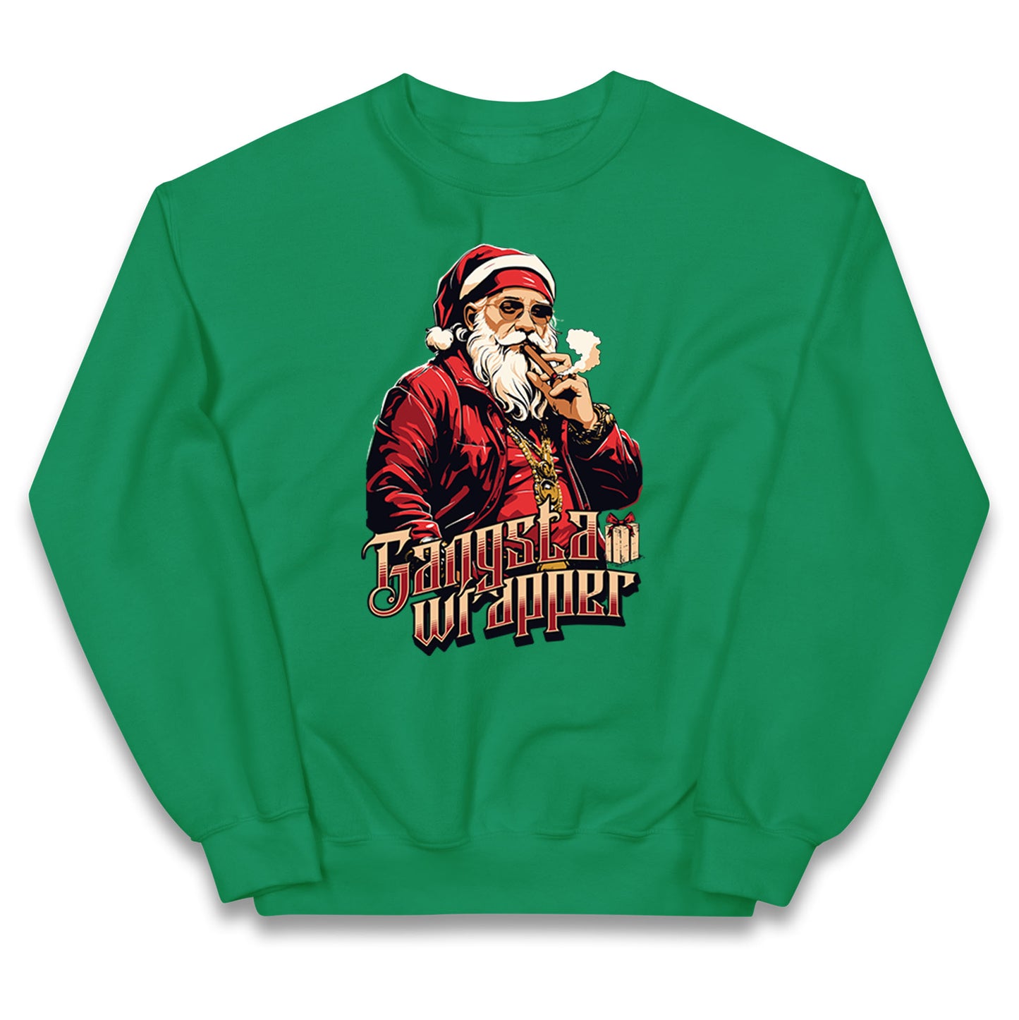 Santa Claus Gangster Kids Jumper
