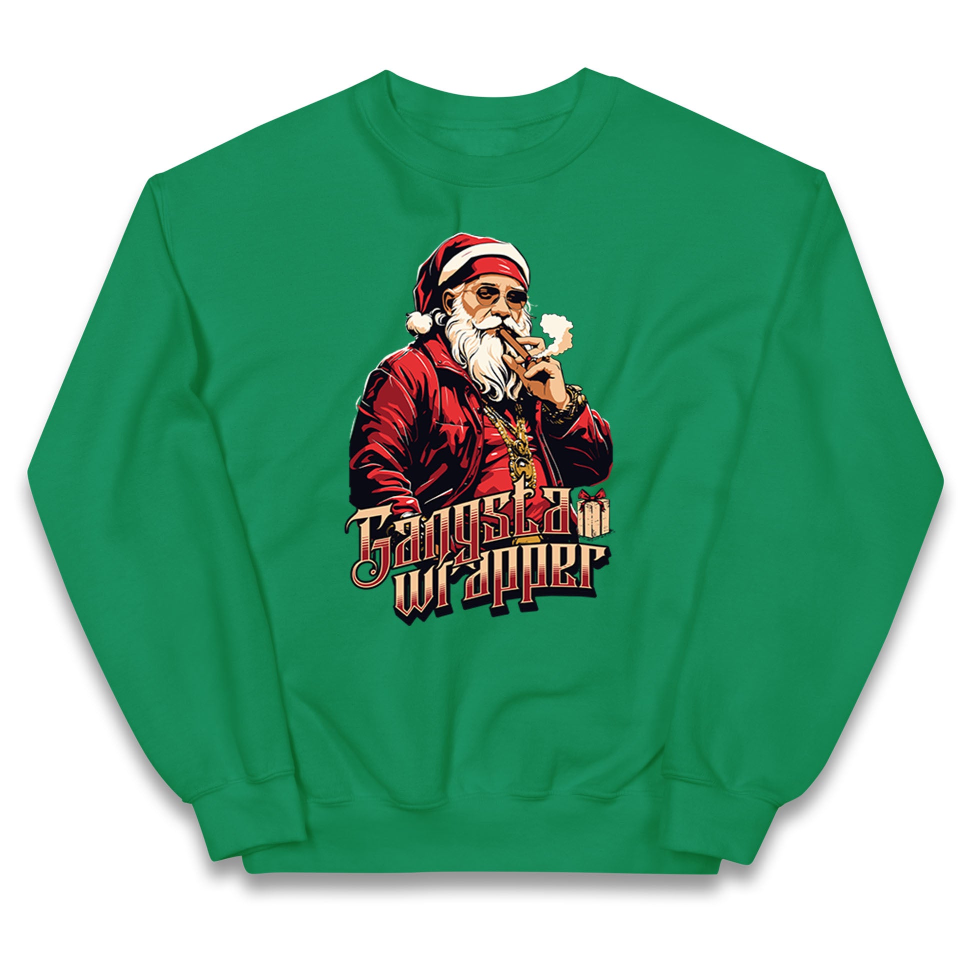 Santa Claus Gangster Kids Jumper