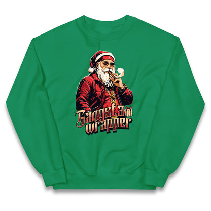 Santa Claus Gangster Kids Jumper