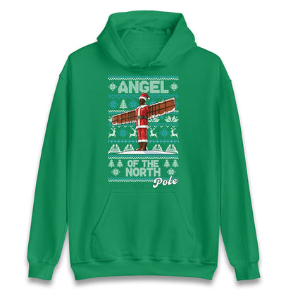 Angel Of The North Pole Christmas Hoodie