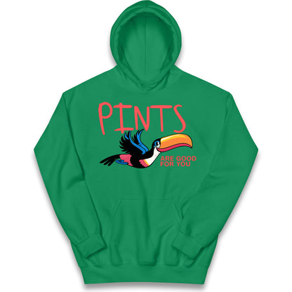 Pints Are Good For You Guinness Kids Hoodie