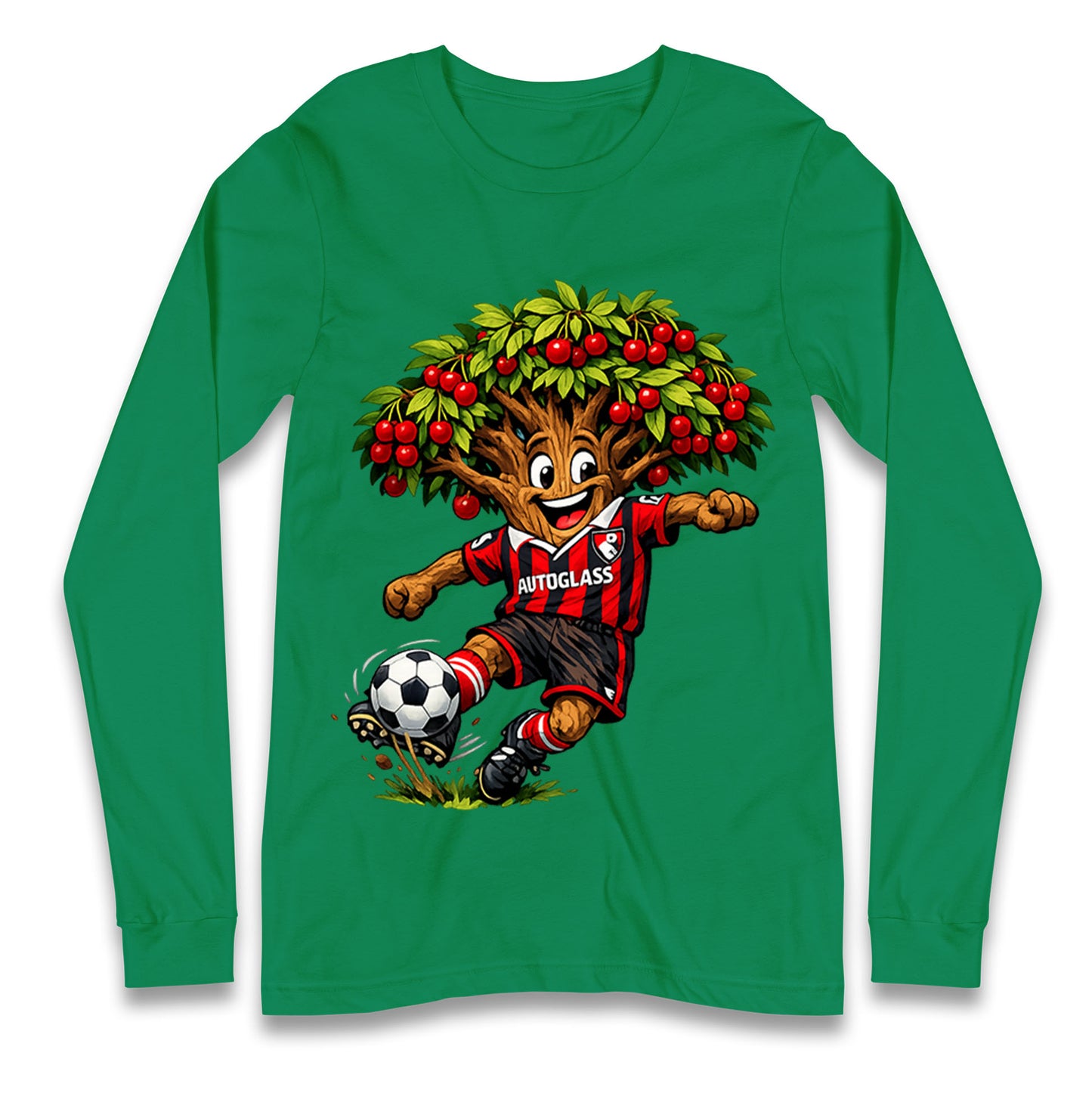 Retro Bournemouth Long Sleeve Shirt