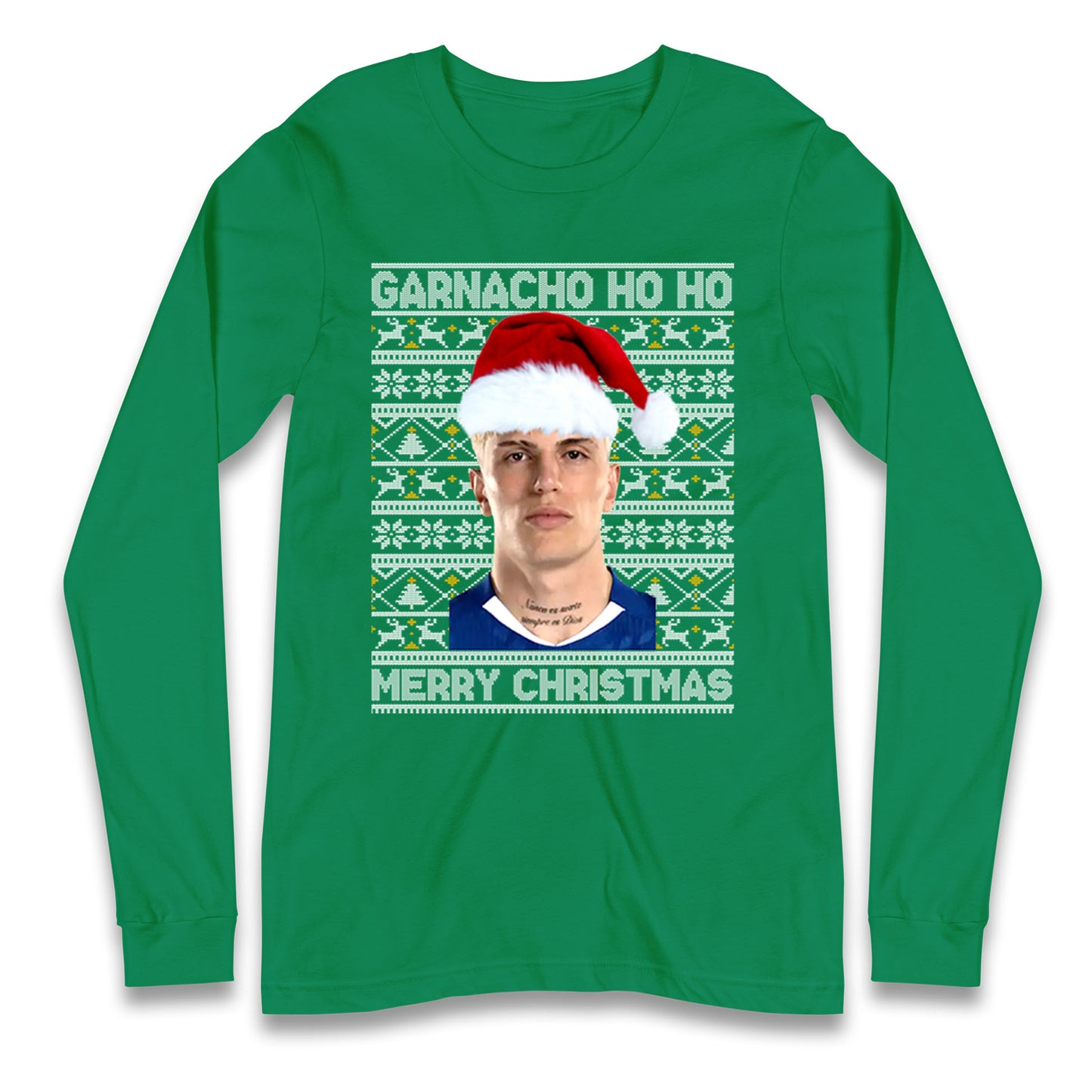 Garnacho Christmas Longsleeve T Shirt