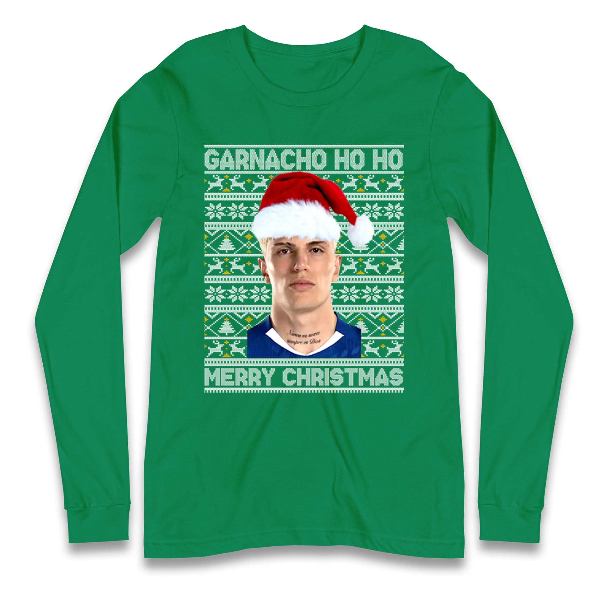 Garnacho Christmas Longsleeve T Shirt