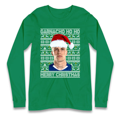 Garnacho Christmas Longsleeve T Shirt