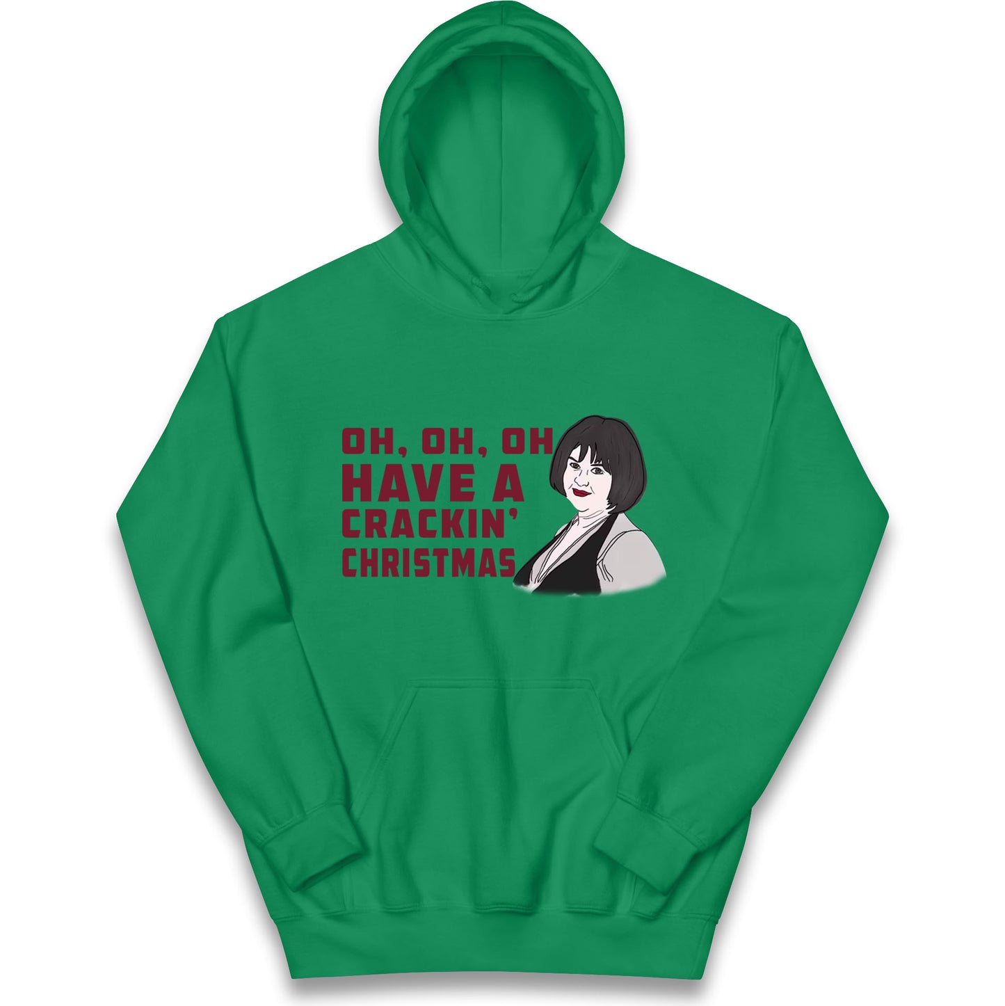 Oh My Crackin Christmas Nessa Gavin And Stacey Kids Hoodie