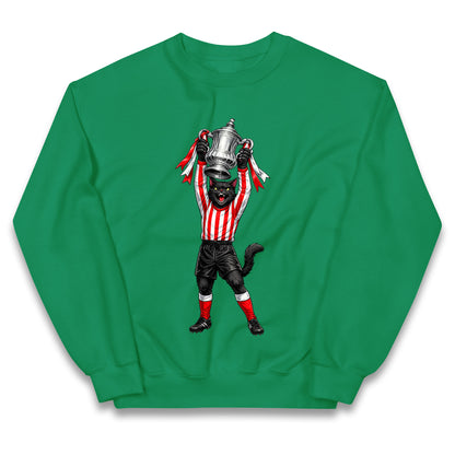 Retro Sunderland FA Cup Winners 1972-1973 Kids Jumper