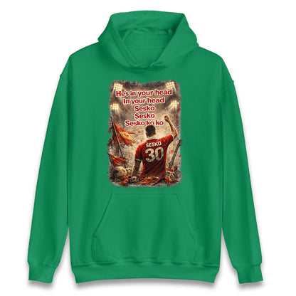 He's in Your Head in Your Head Sesko Sesko Sesko ko ko Hoodie