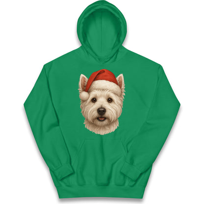 West Highland White Terrier Christmas Kids Hoodie