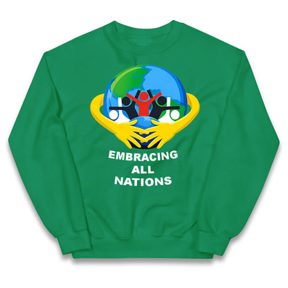 Embracing All Nations Kids Jumper