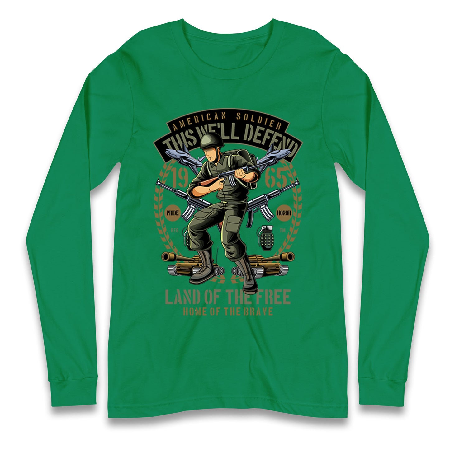 American Soldier Longsleeve T Shirt