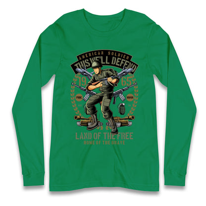 American Soldier Longsleeve T Shirt