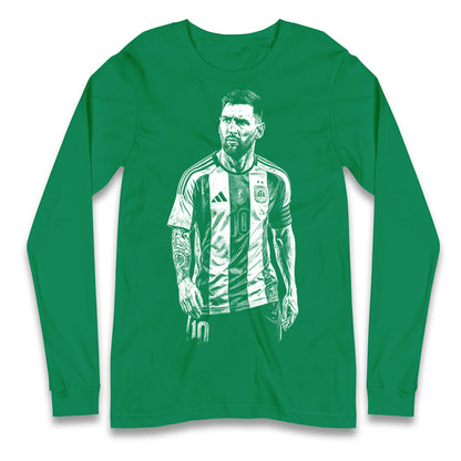 Lionel Messi Argentina Longsleeve T Shirt