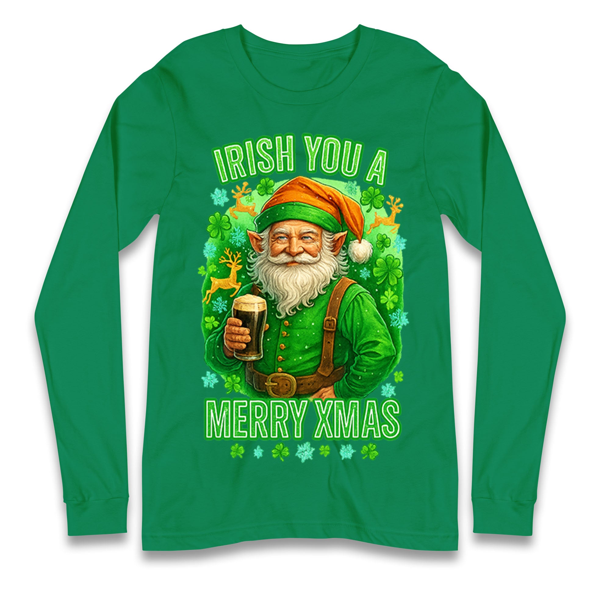 Irish You a Merry Christmas Long Sleeve Shirt
