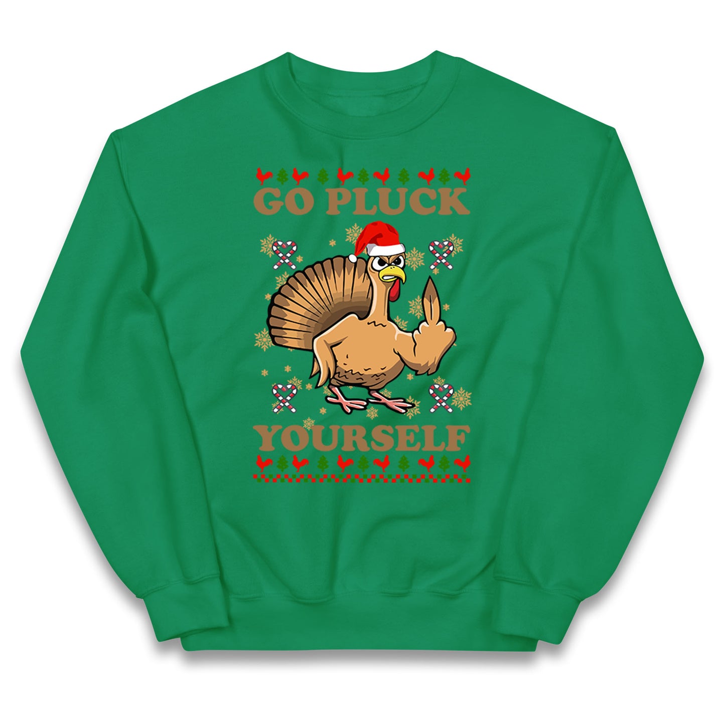 Christmas Go Pluck Yourself Funny Jumper