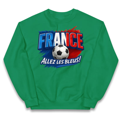 France Retro World Cup Kids Jumper