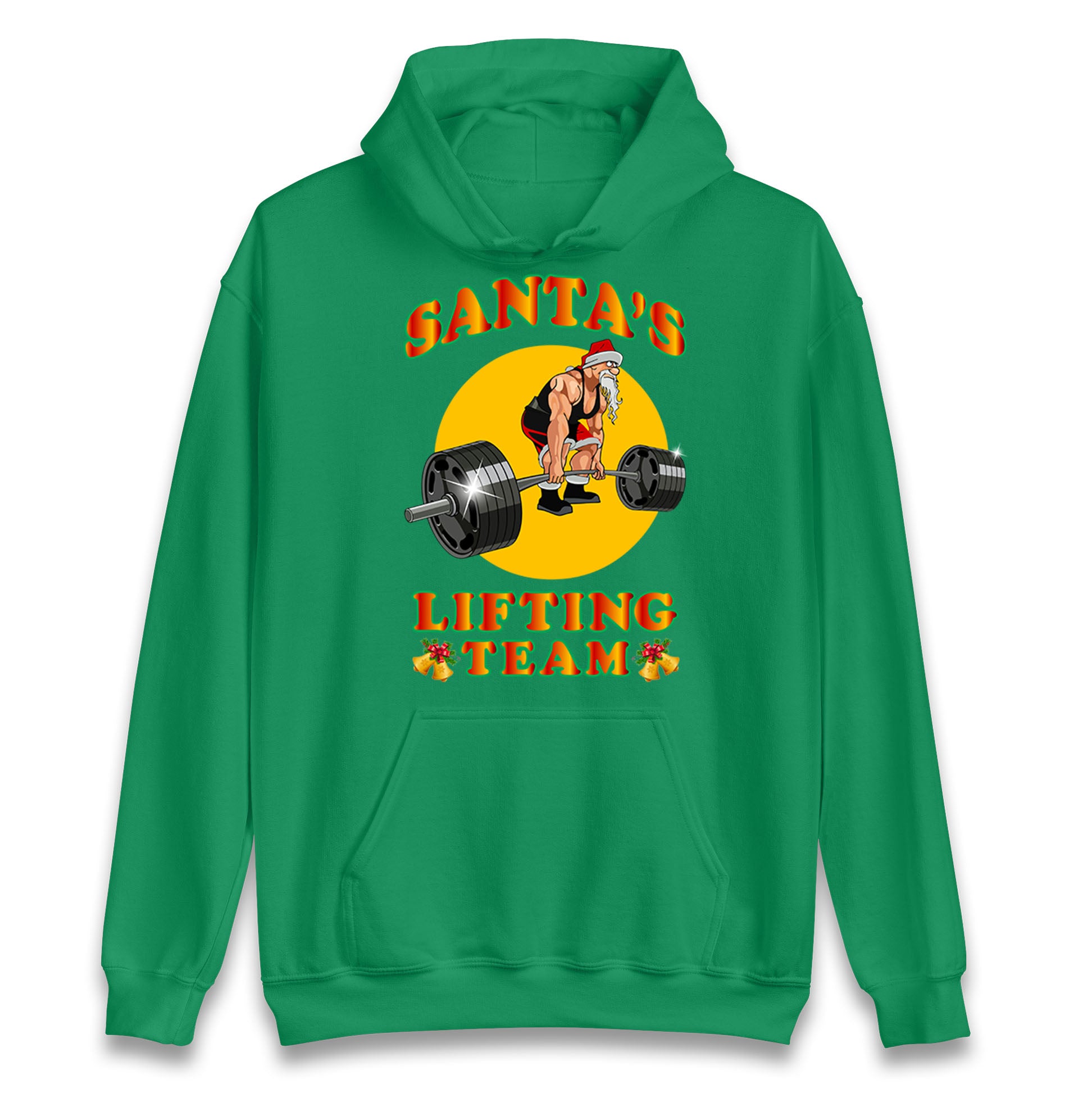 bodybuilding gym christmas hoodie