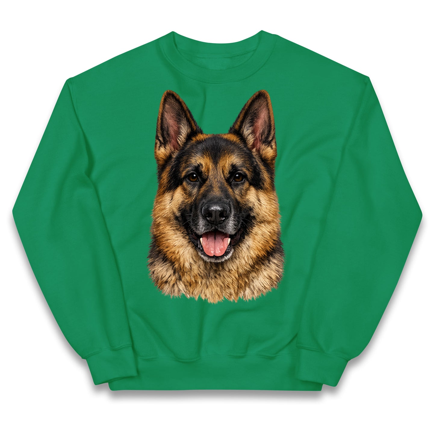 German Shepherd Dog Face Kids Jumper 