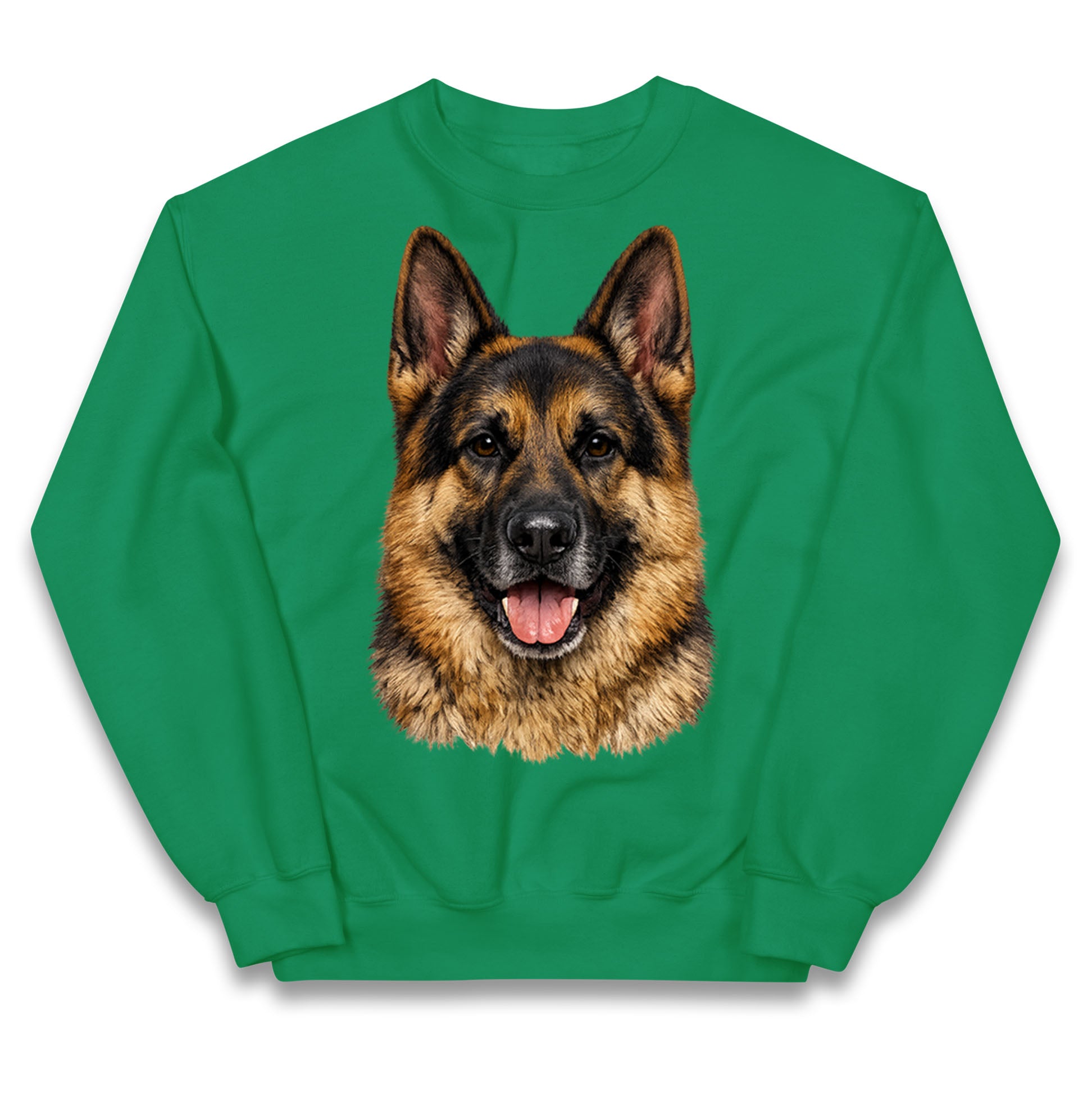 German Shepherd Dog Face Kids Jumper 