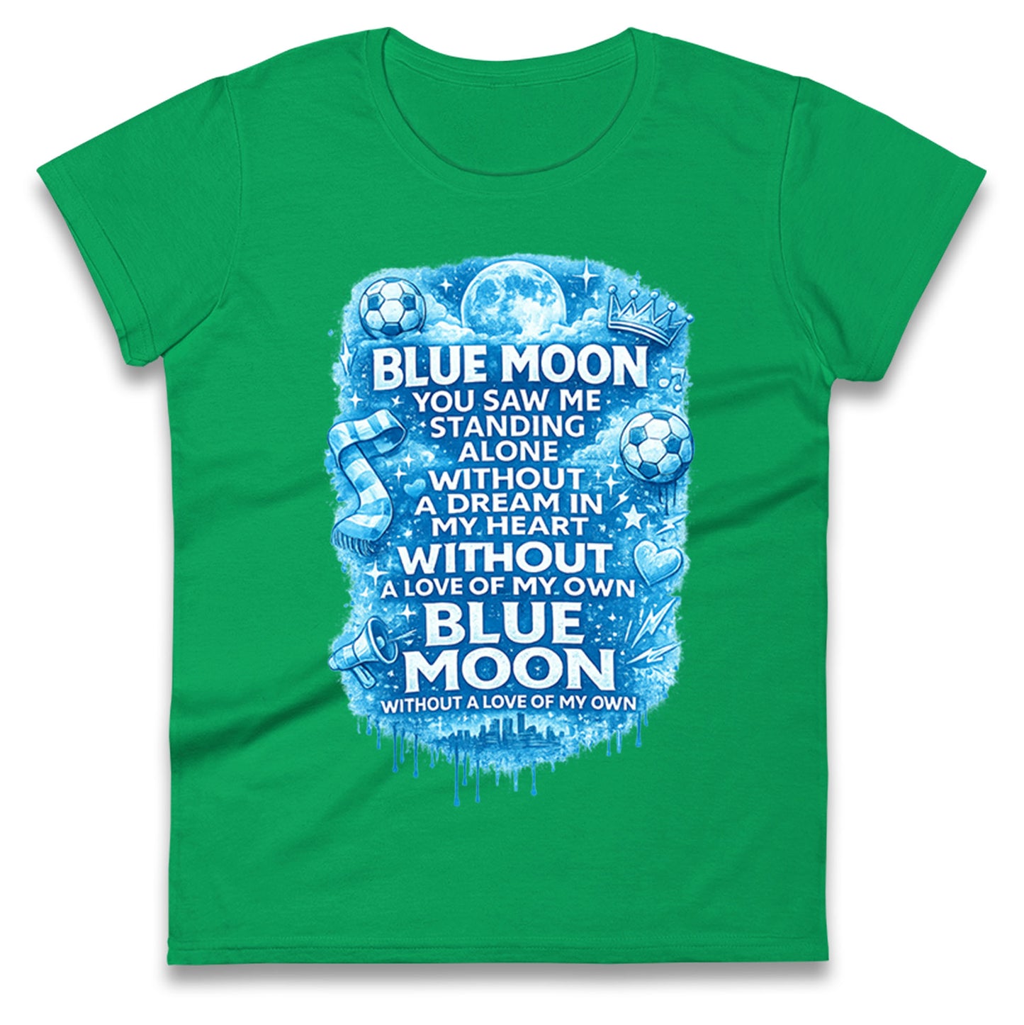 Manchester City Blue Moon Ladies T Shirt