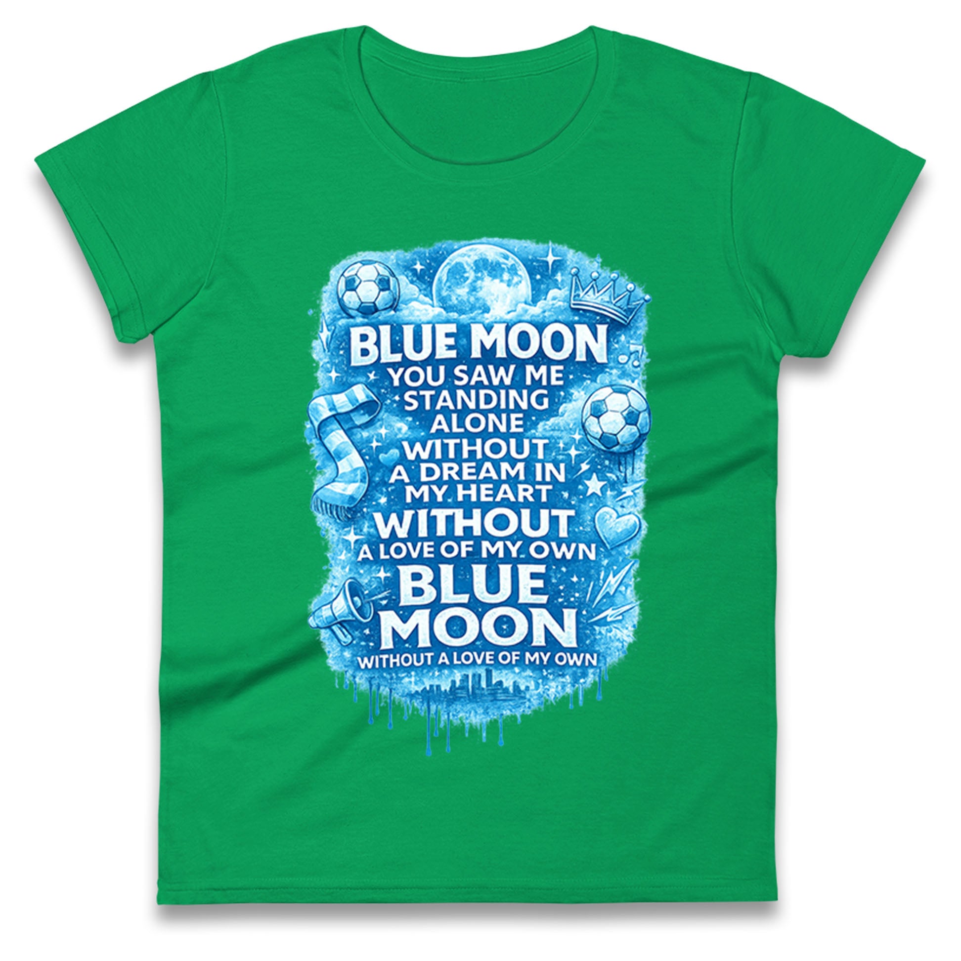 Manchester City Blue Moon Ladies T Shirt
