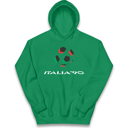 Italia 90 Logo Kids Hoodie