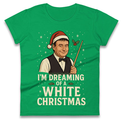 Snooker Christmas Ladies T Shirt