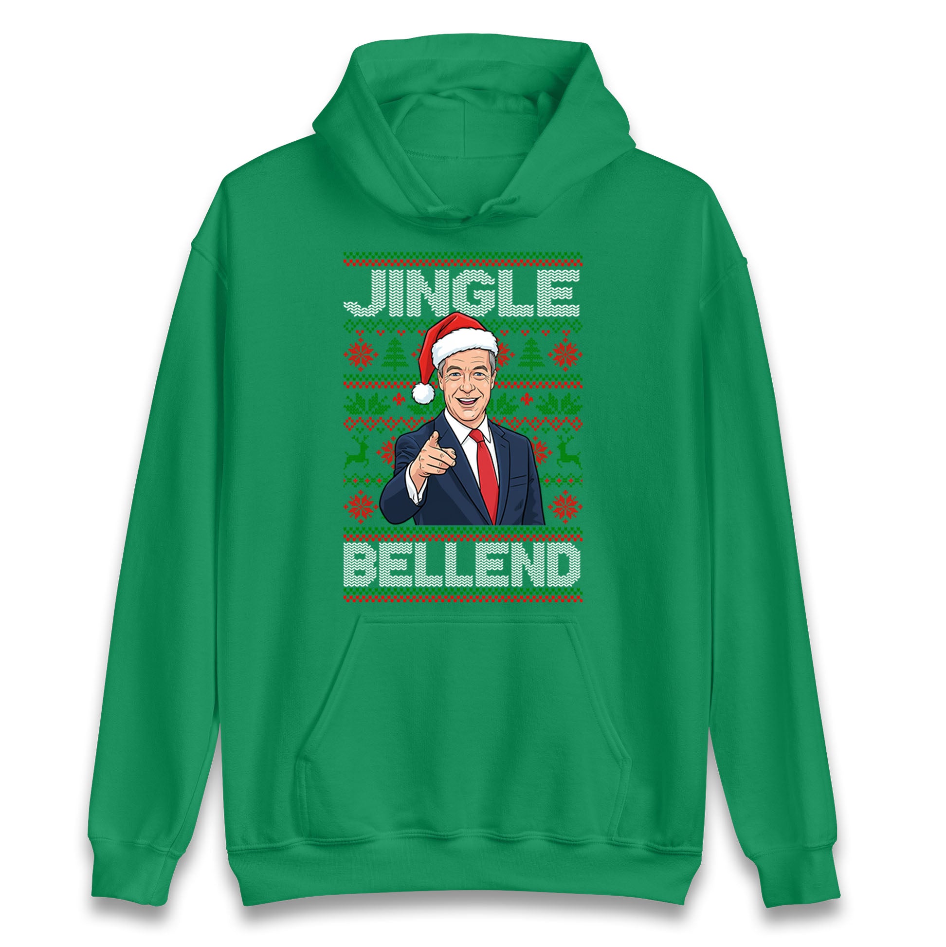 Nigel Farage Christmas Hoodie