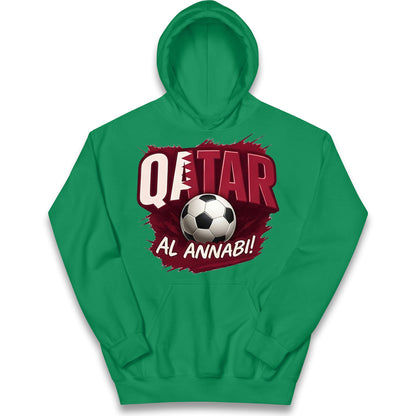 Qatar Retro World Cup Kids Hoodie