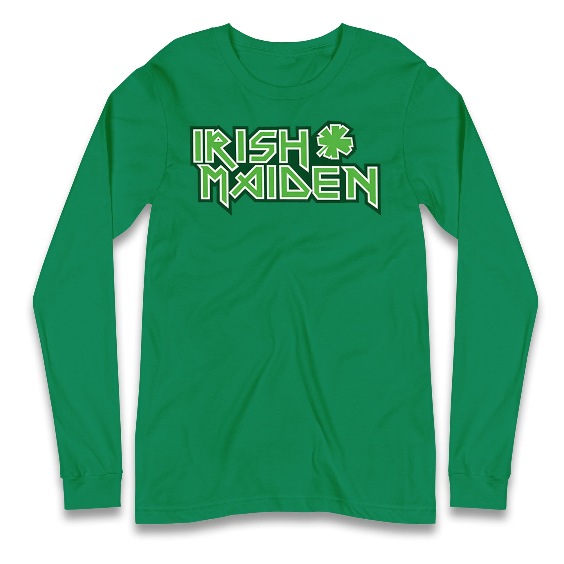 Irish Maiden St Patricks Day Longsleeve T Shirt 