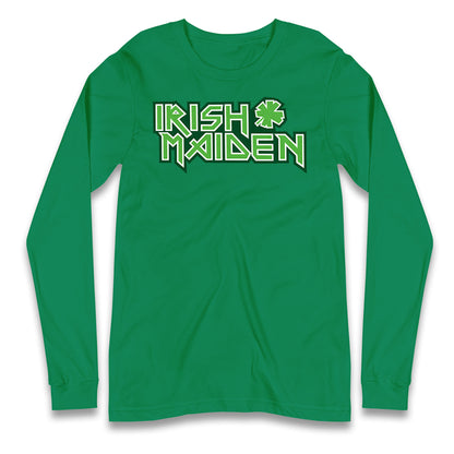 Irish Maiden St Patricks Day Longsleeve T Shirt 