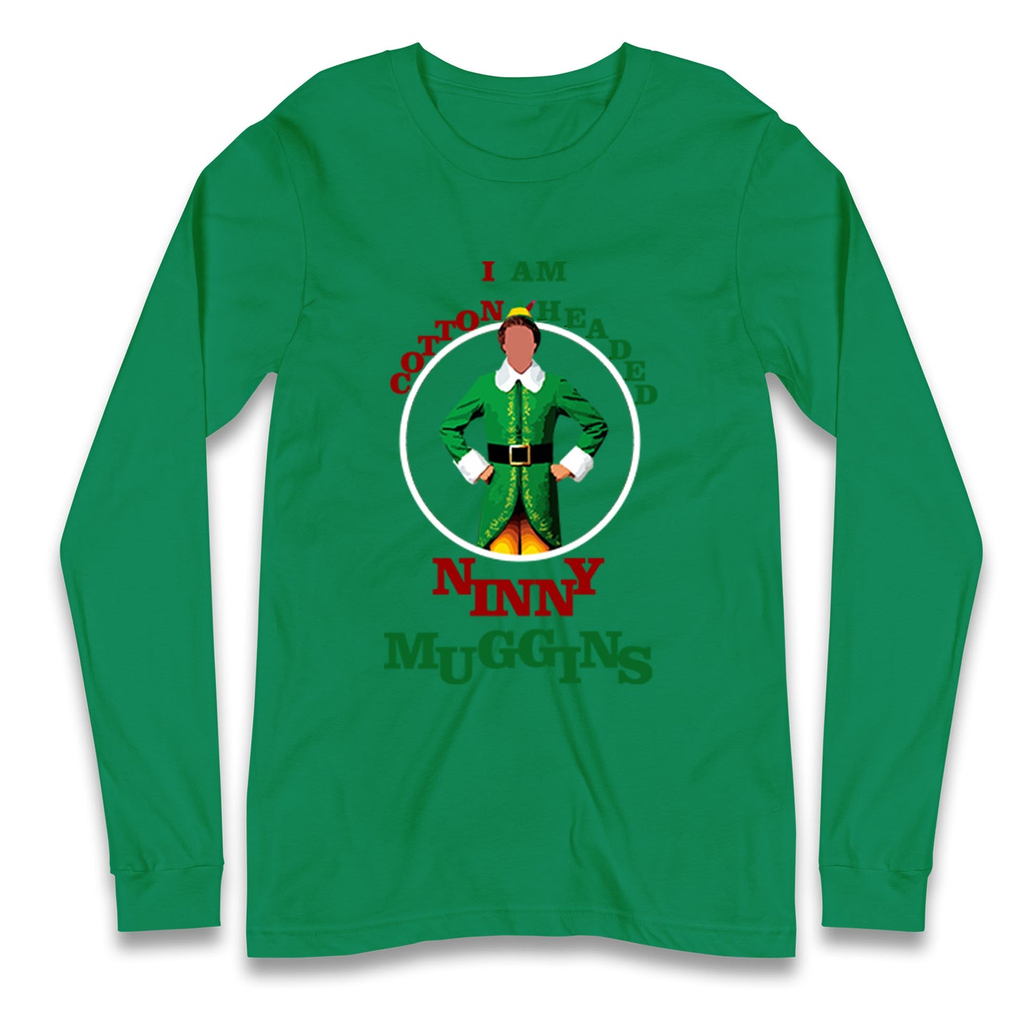 Christmas Patrick Baynham Elf Long Sleeve T Shirt